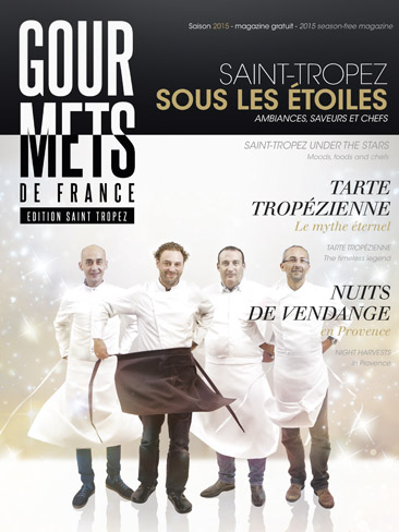 couverture du magazine gourmets de france edition saint tropez 3